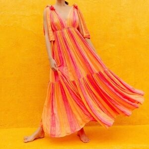 Sundress brand xs/s with metallic thread